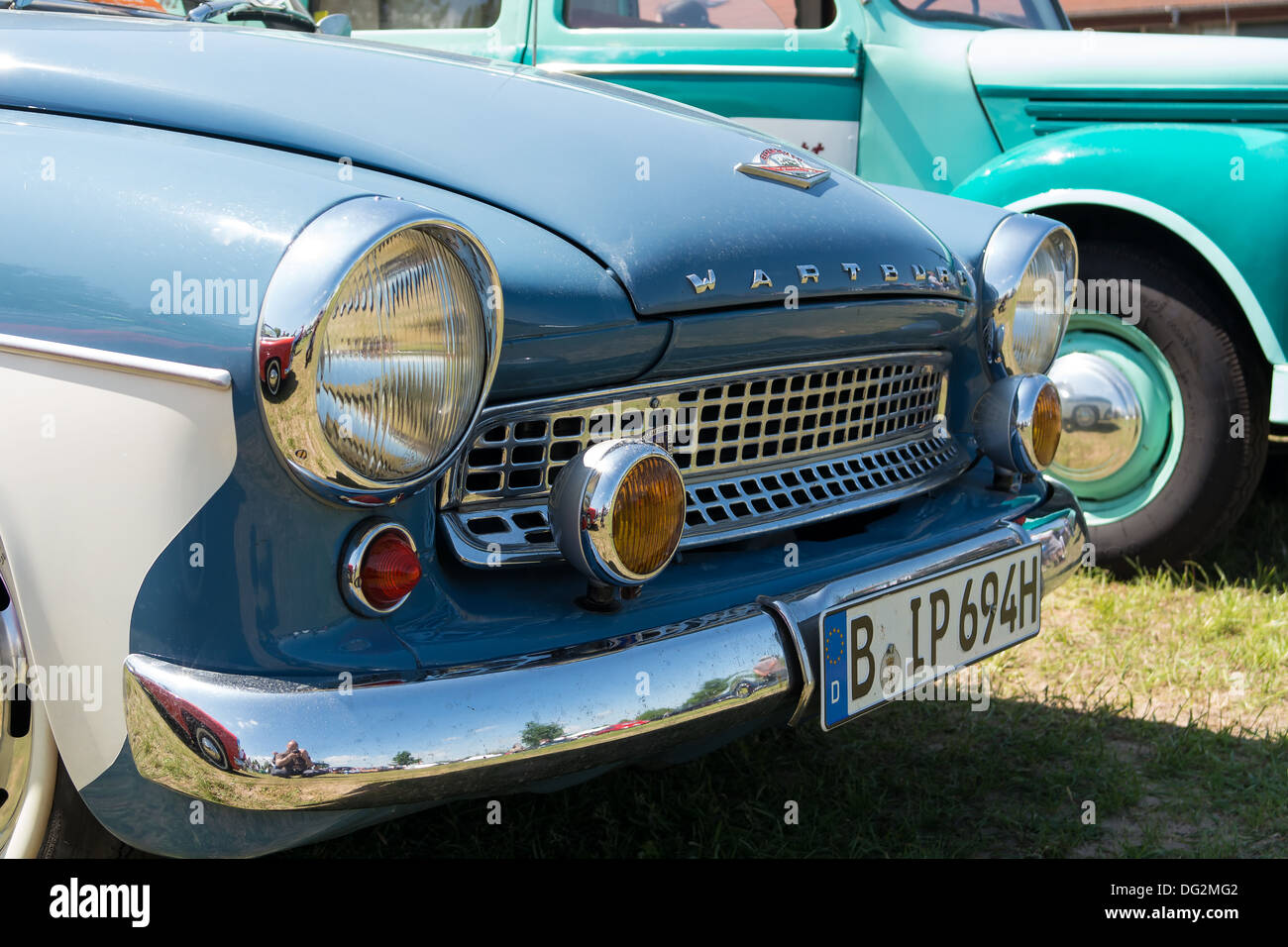 The East German car Wartburg 311/2 Cabriolet Stock Photo - Alamy