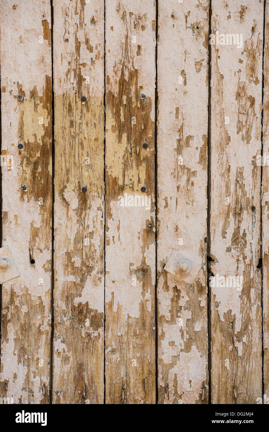 Old wooden door, background Stock Photo