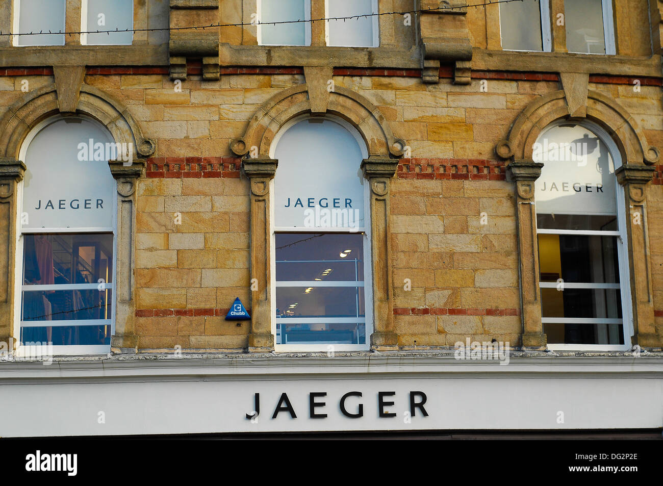 jaeger shop front Harrogate Stock Photo Alamy
