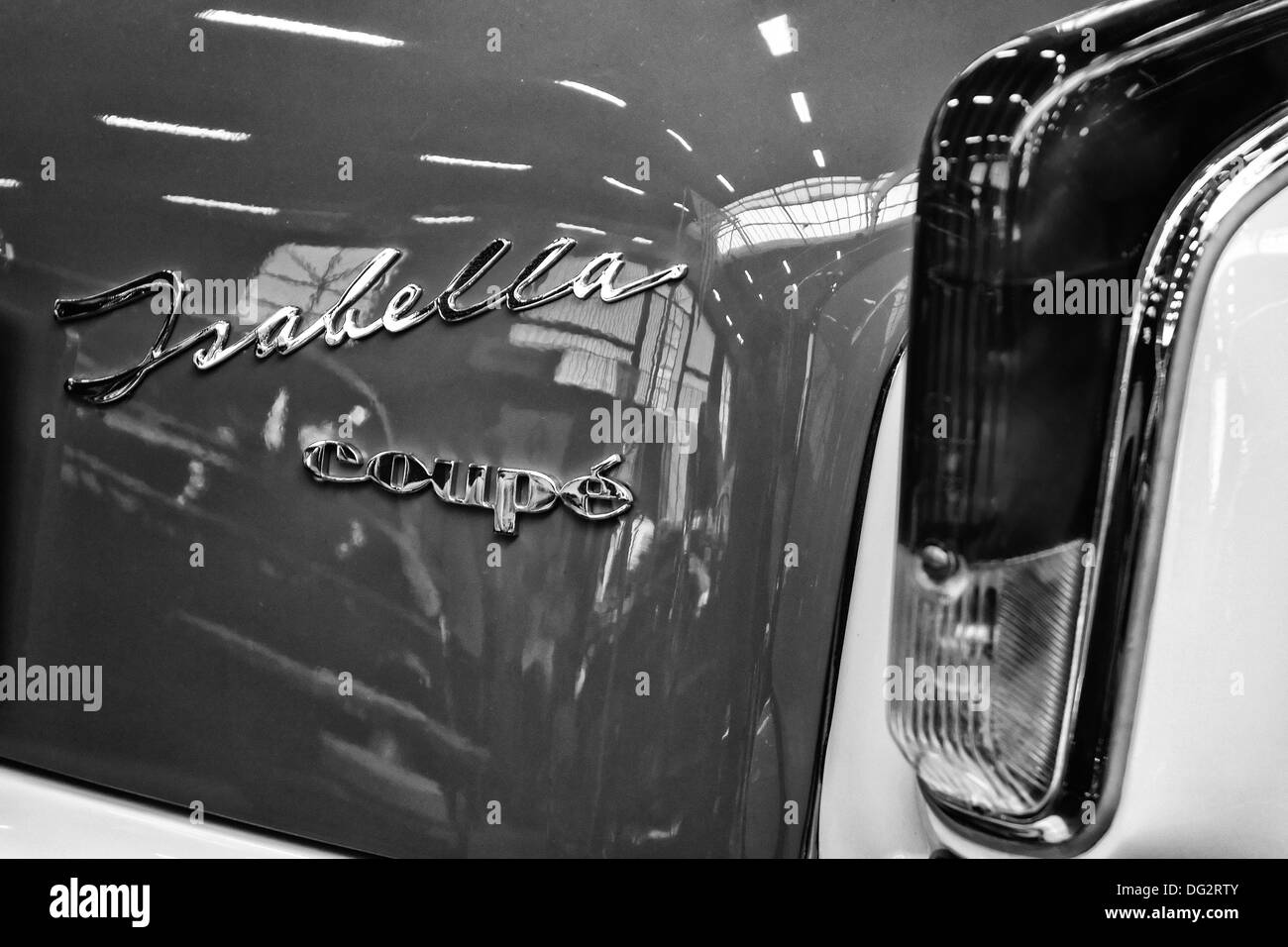 Emblem car Borgward Isabella Coupe Stock Photo