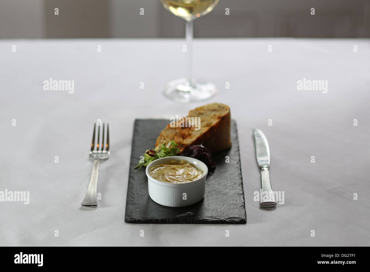 Chicken liver parfait Stock Photo - Alamy