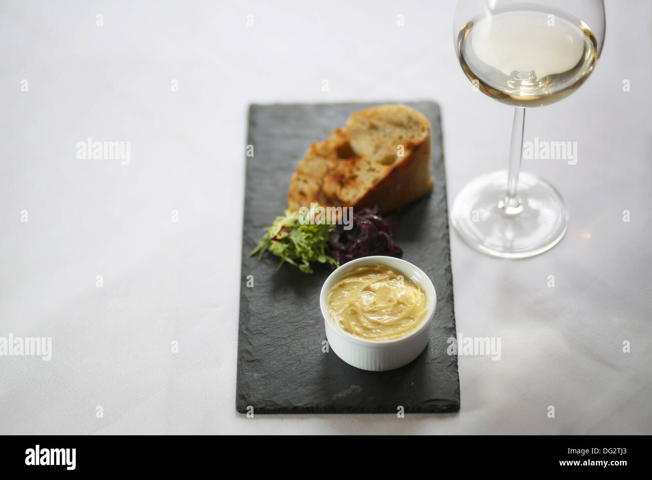 Liver pate with wine Stock Photo Alamy