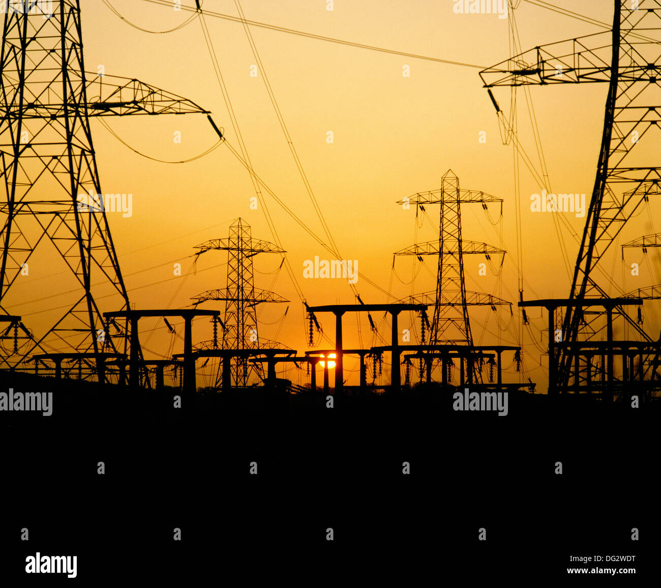 Electricity substation. Edinburgh. Scotland Stock Photo Alamy