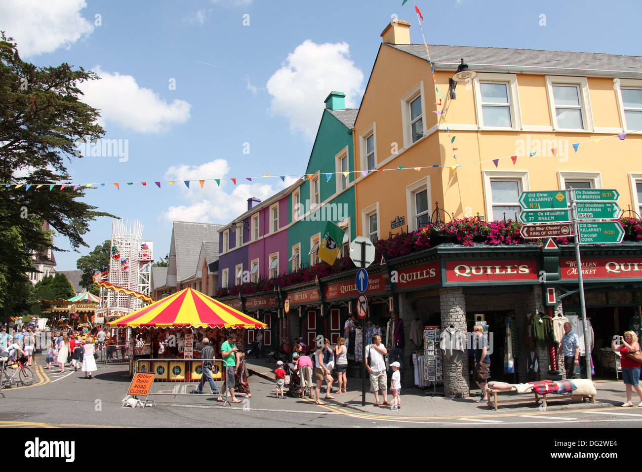 Fair and Food Festival in the Irish town of Kenmare Stock Photo