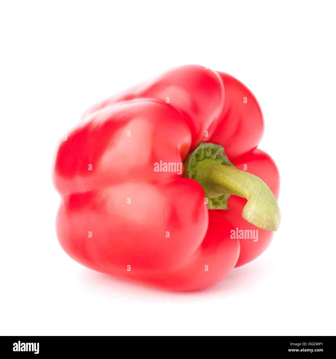 Sweet red pepper isolated on white background cutout Stock Photo - Alamy
