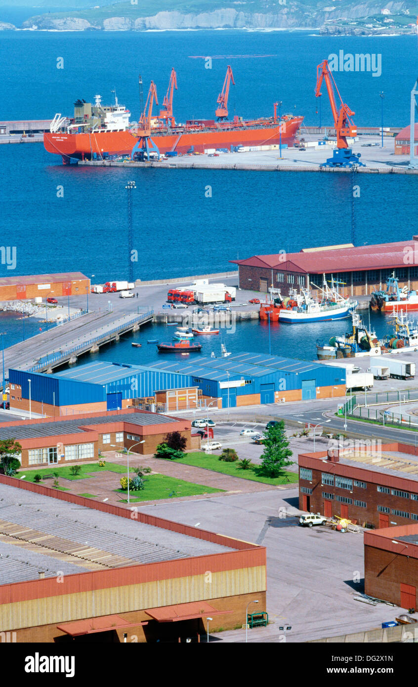 Port of El Musel. Gijon. Asturias. Spain Stock Photo - Alamy