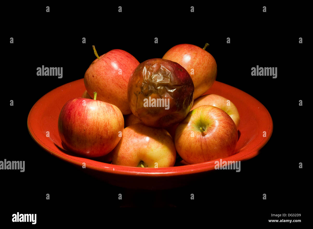 concept - bad apple Stock Photo