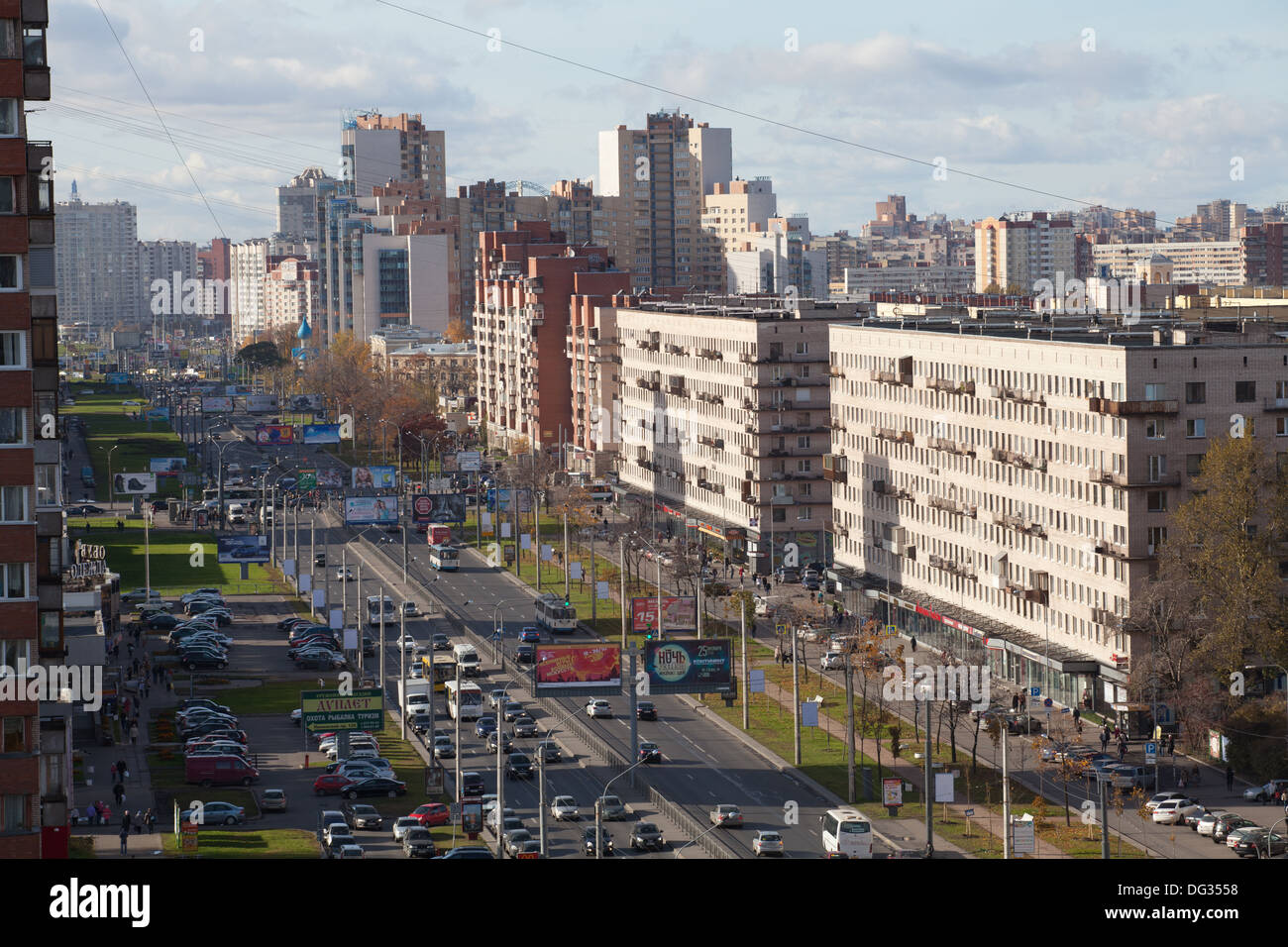 Leninsky prospekt, Saint Petersburg, Russia Stock Photo: 61535524 - Alamy