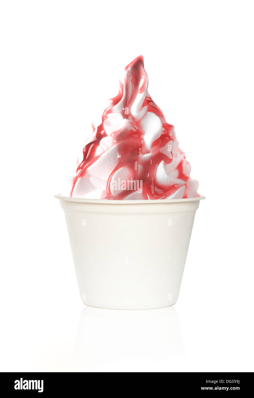 frozen yogurt Stock Photo