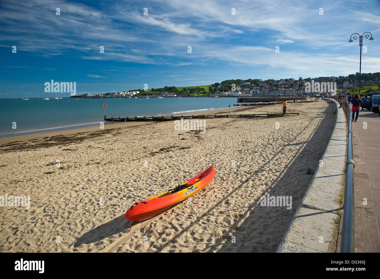 Swanage beach and seafront, Dorset, UK Stock Photo Alamy
