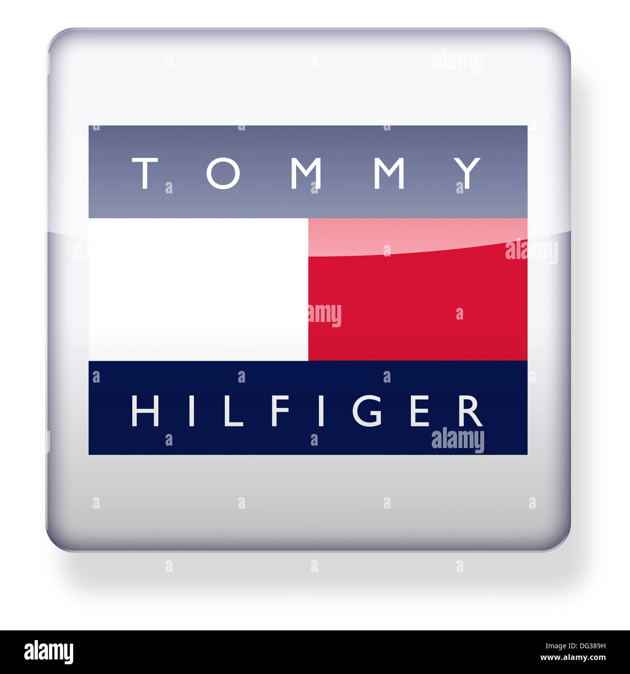 Tommy HIlfiger logo as an app icon. Clipping path included Stock Photo -  Alamy