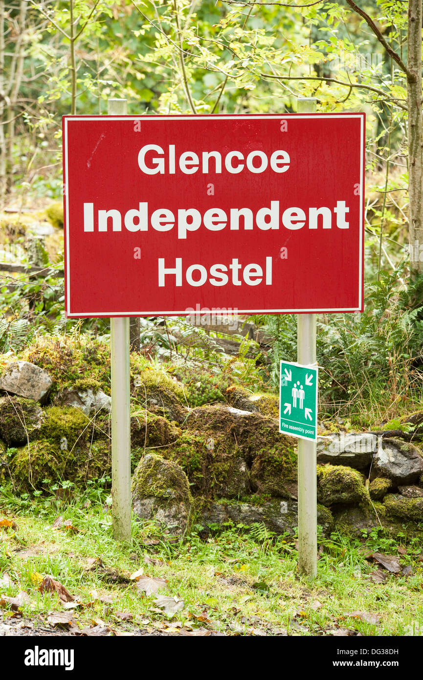Glencoe road sign hires stock photography and images Alamy