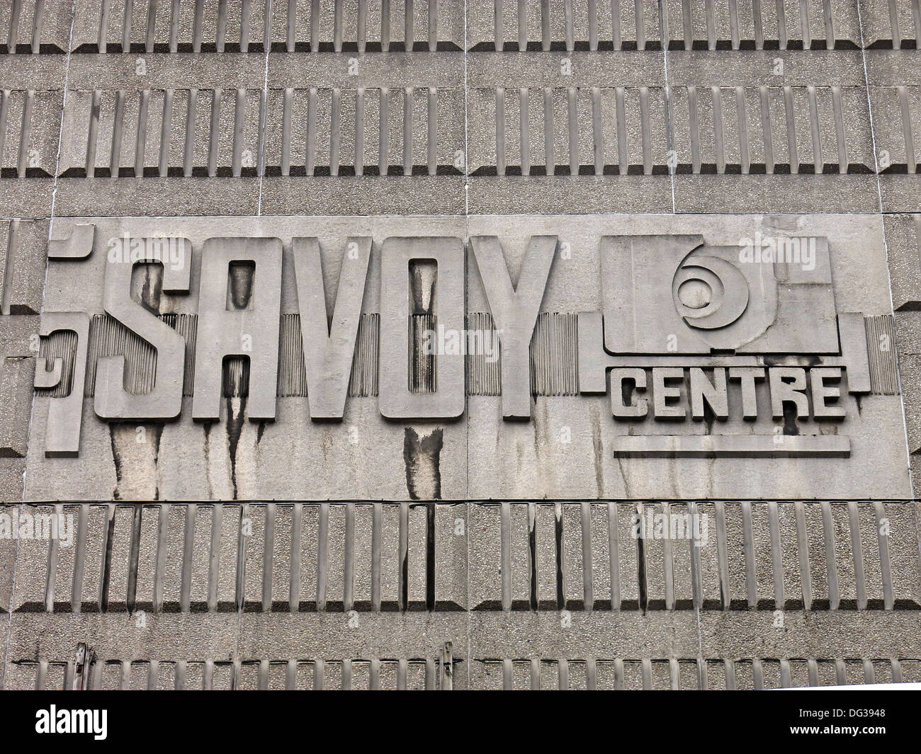 The brutalist Savoy Centre Glasgow City Scotland UK Stock Photo