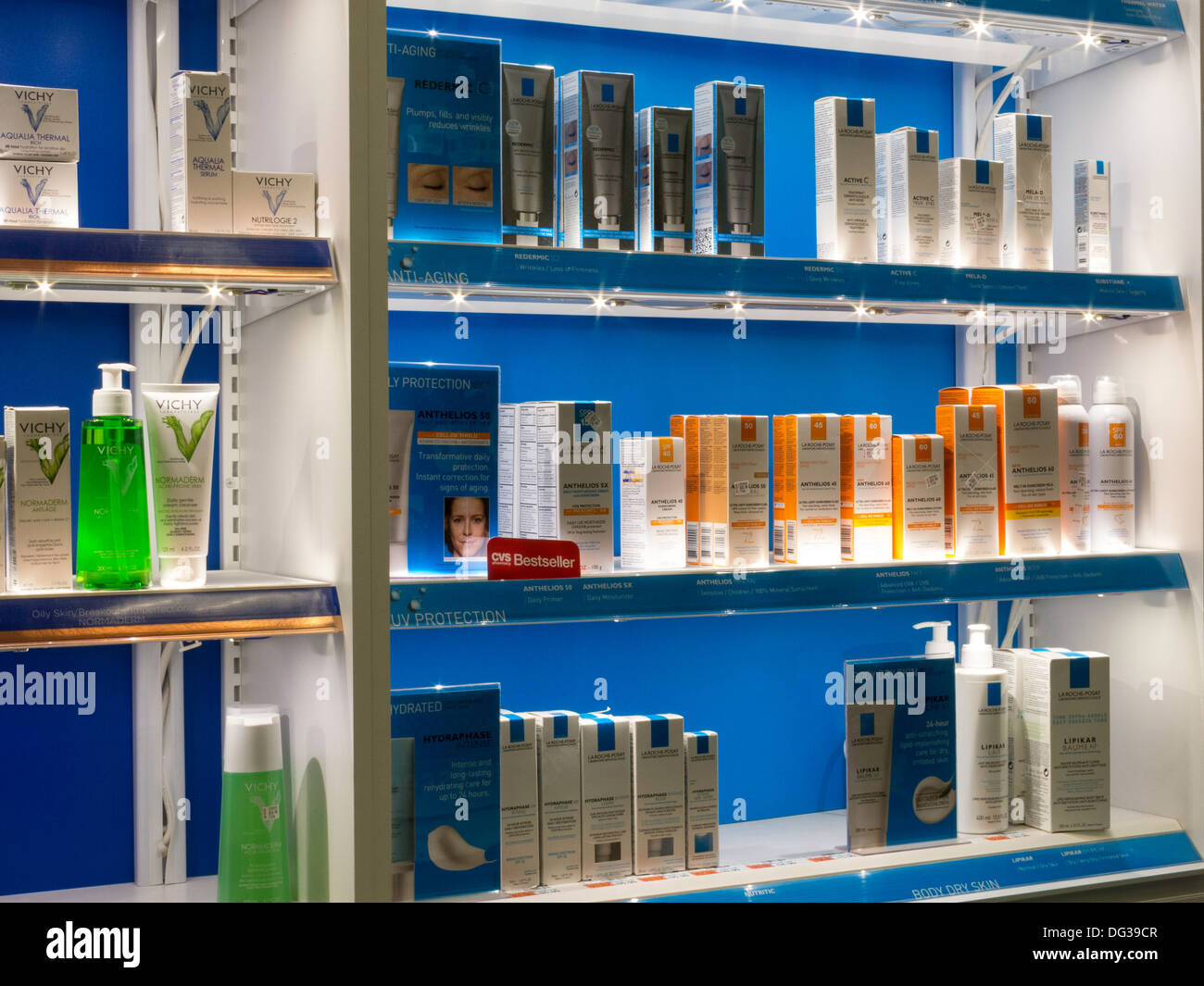 Drugstore Women's Beauty Supply Display in CVS, NYC Stock Photo Alamy