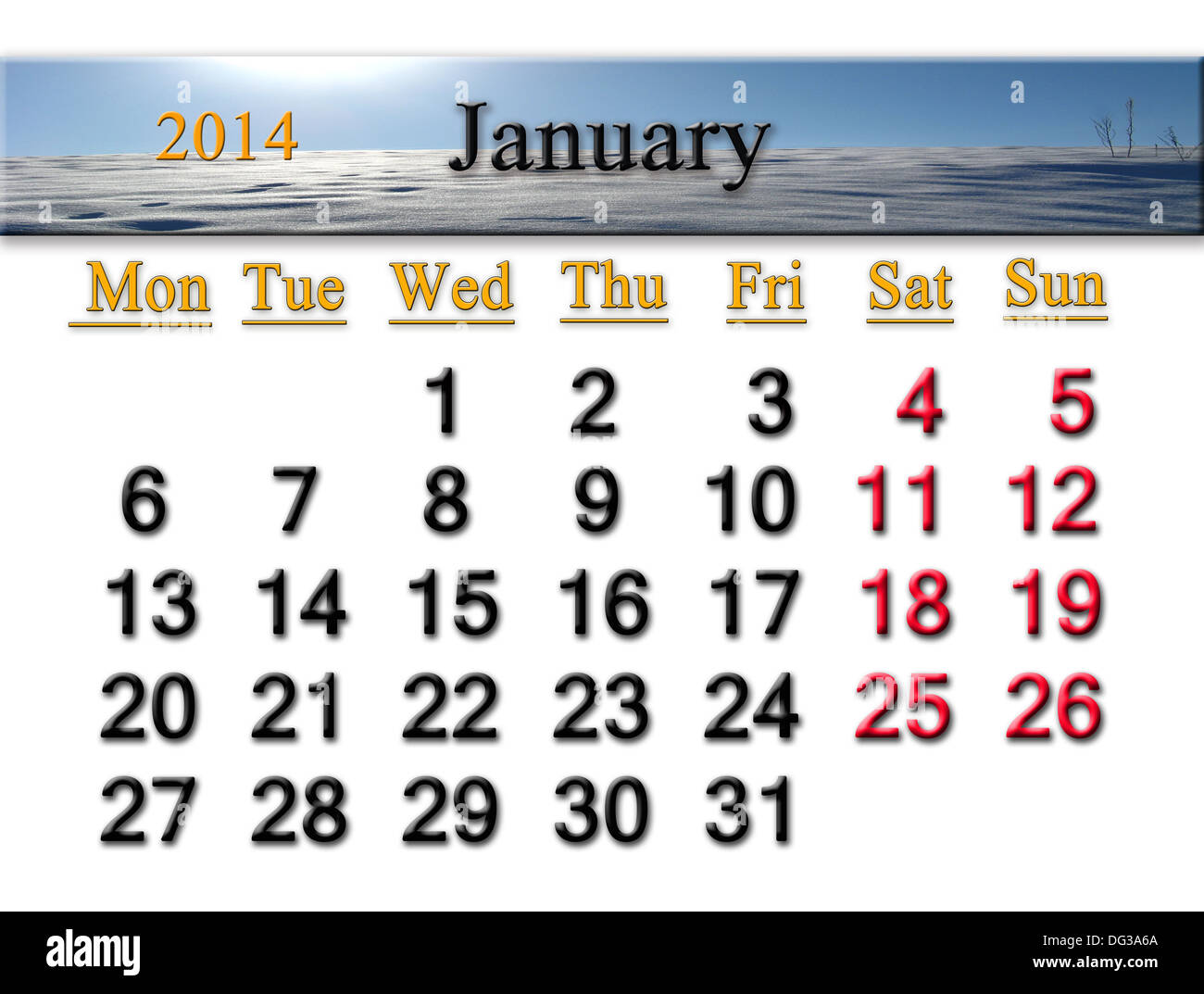 2013-2014 calendar stock vector. Illustration of abstract