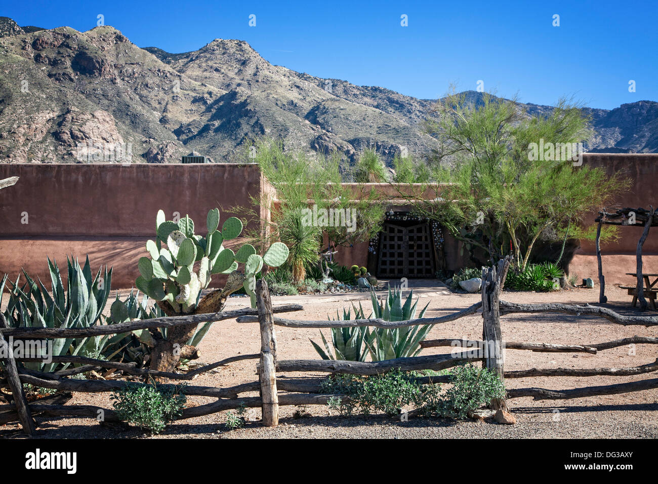 The DeGrazia Gallery in Tucson, Arizona, is at the base of the Catalina