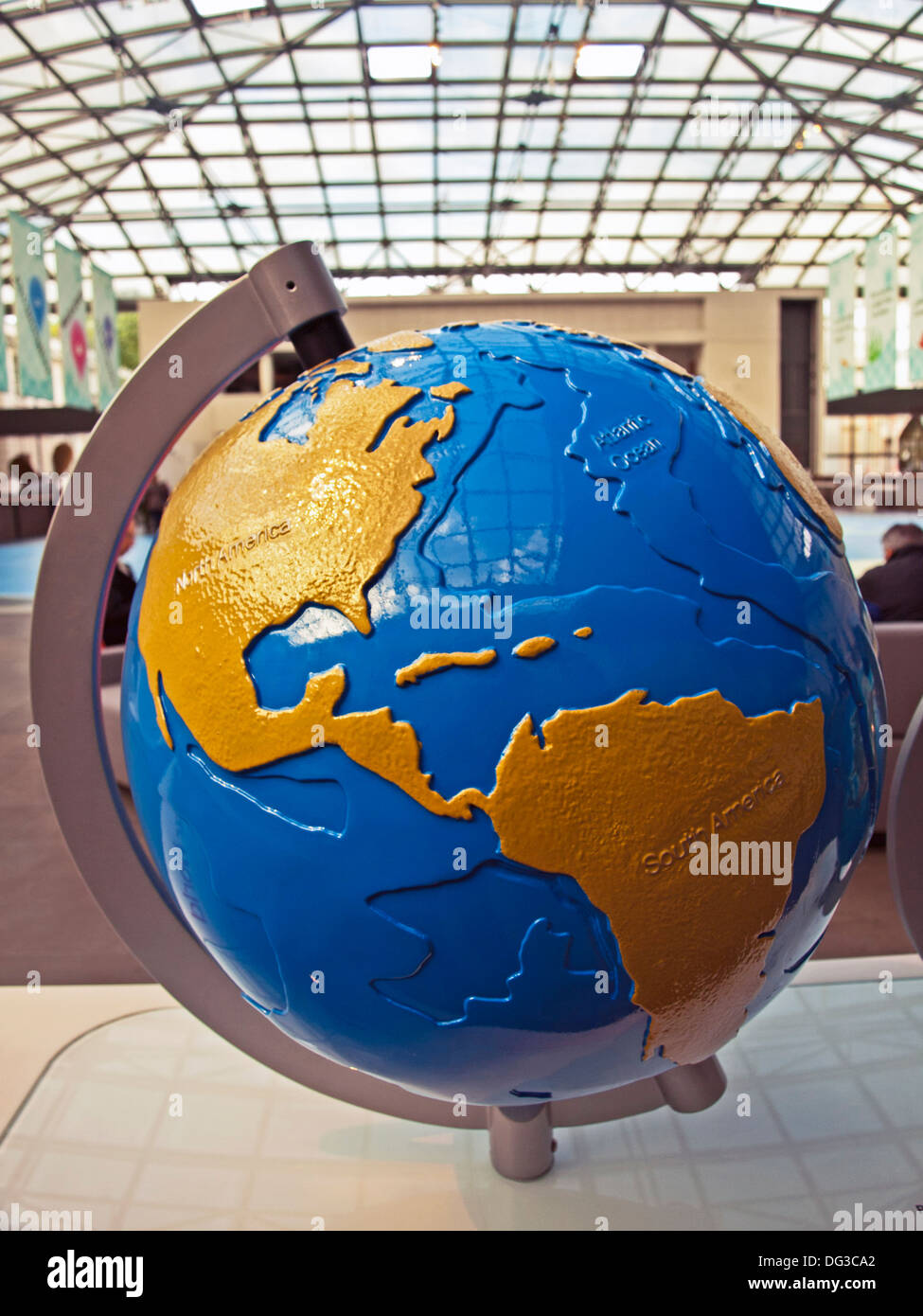 Globe at the National Maritime Museum, Greenwich, London, England, United Kingdom Stock Photo