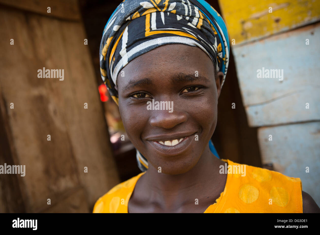 A young African girl in Kampala, Uganda Stock Photo Alamy
