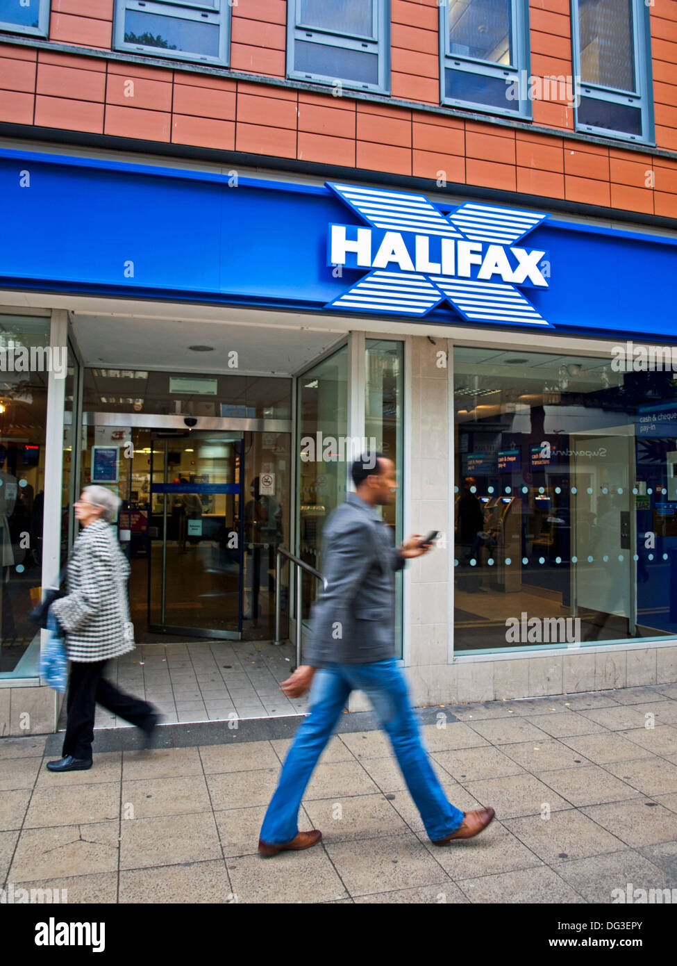 Halifax bank, Woolwich Town Centre, London, England, United Kingdom