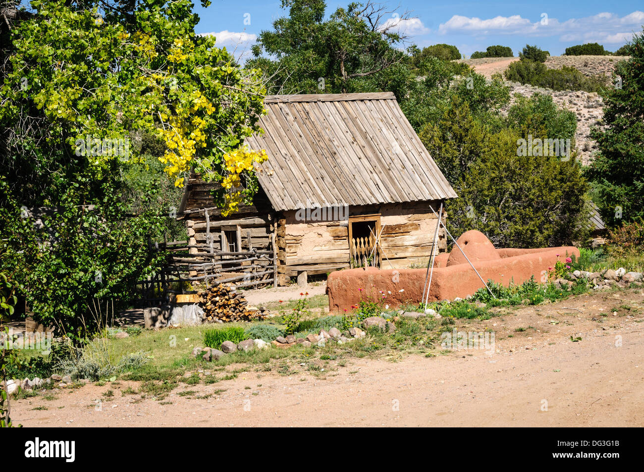 El Rancho de la Golondrinas, Los Pinos Road, Santa Fe, New Mexico Stock Photo Alamy