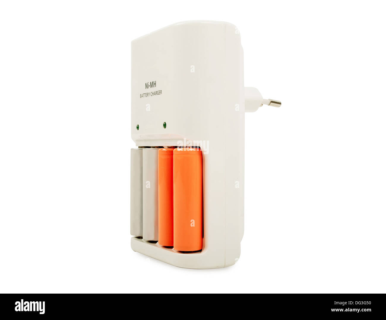 battery charger isolated on white background Stock Photo