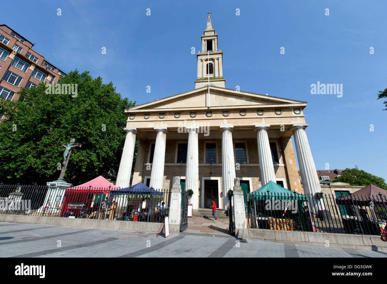 St John the Evangelist church, Waterloo, London, England, UK. Stock Photo