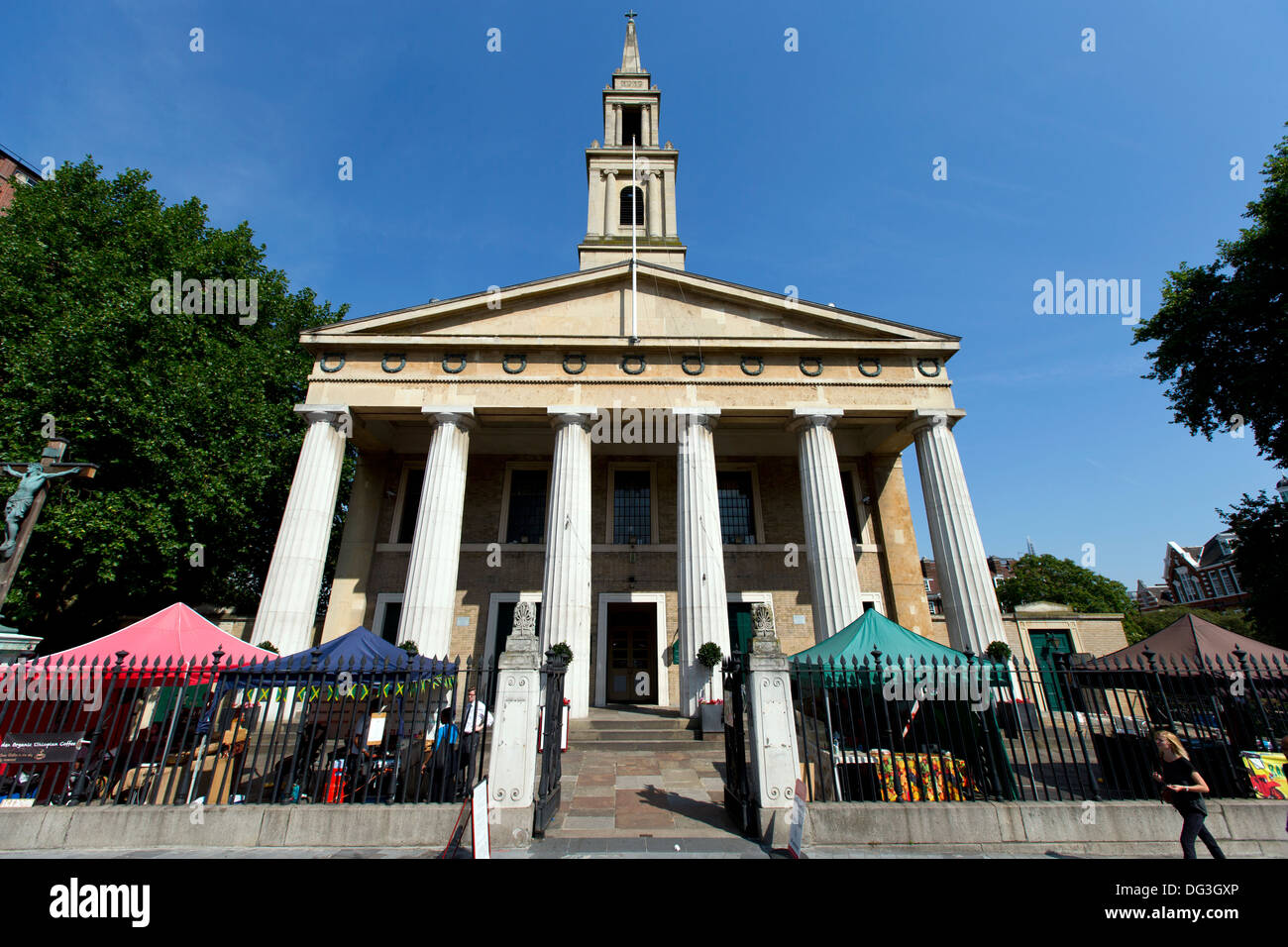 St John the Evangelist church, Waterloo, London, England, UK. Stock Photo