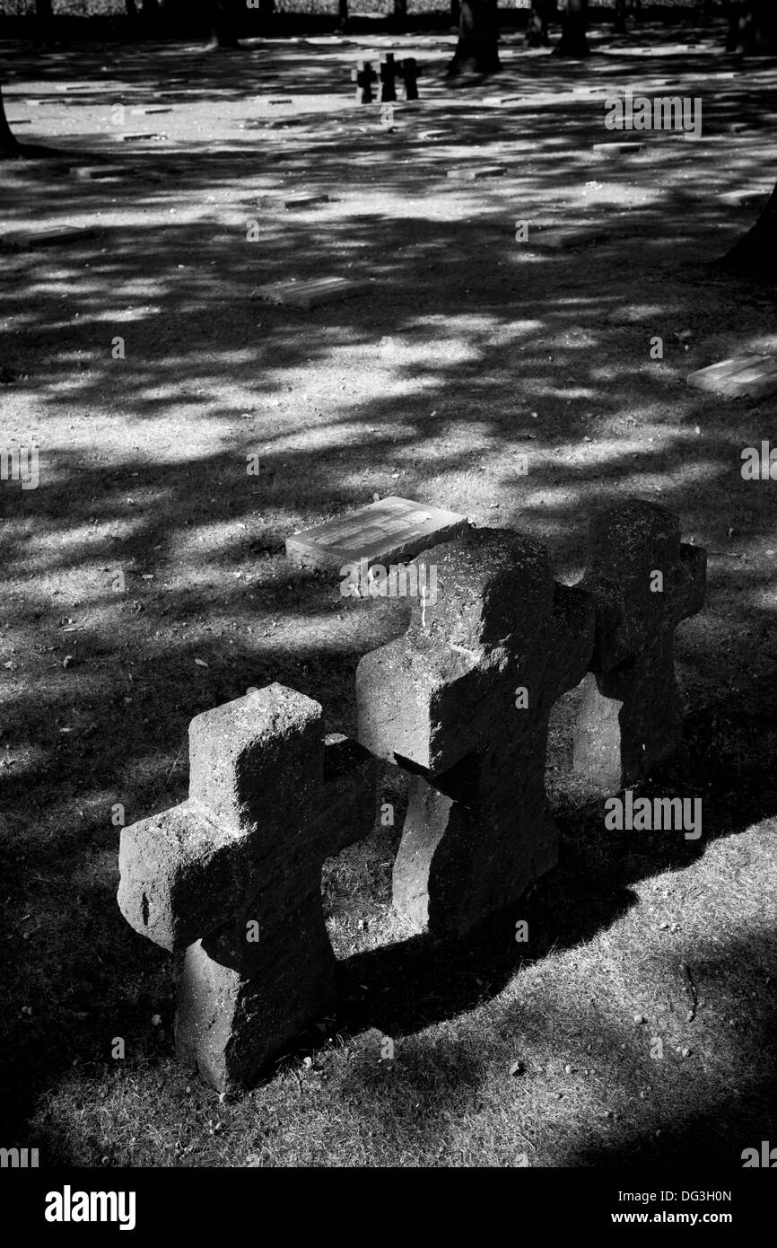 German first world war cemetery Black and White Stock Photos & Images ...