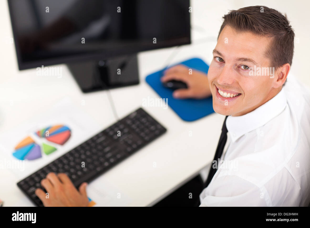Computer overhead hires stock photography and images Alamy