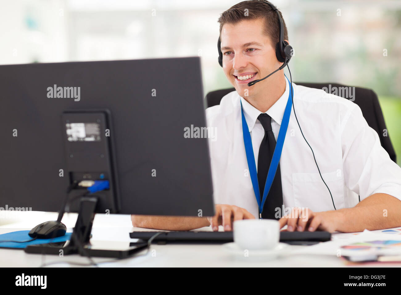 Computer operator hi-res stock photography and images - Alamy