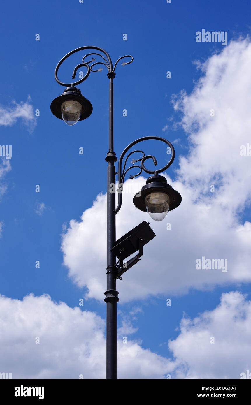 Wrought iron street light hi-res stock photography and images - Alamy