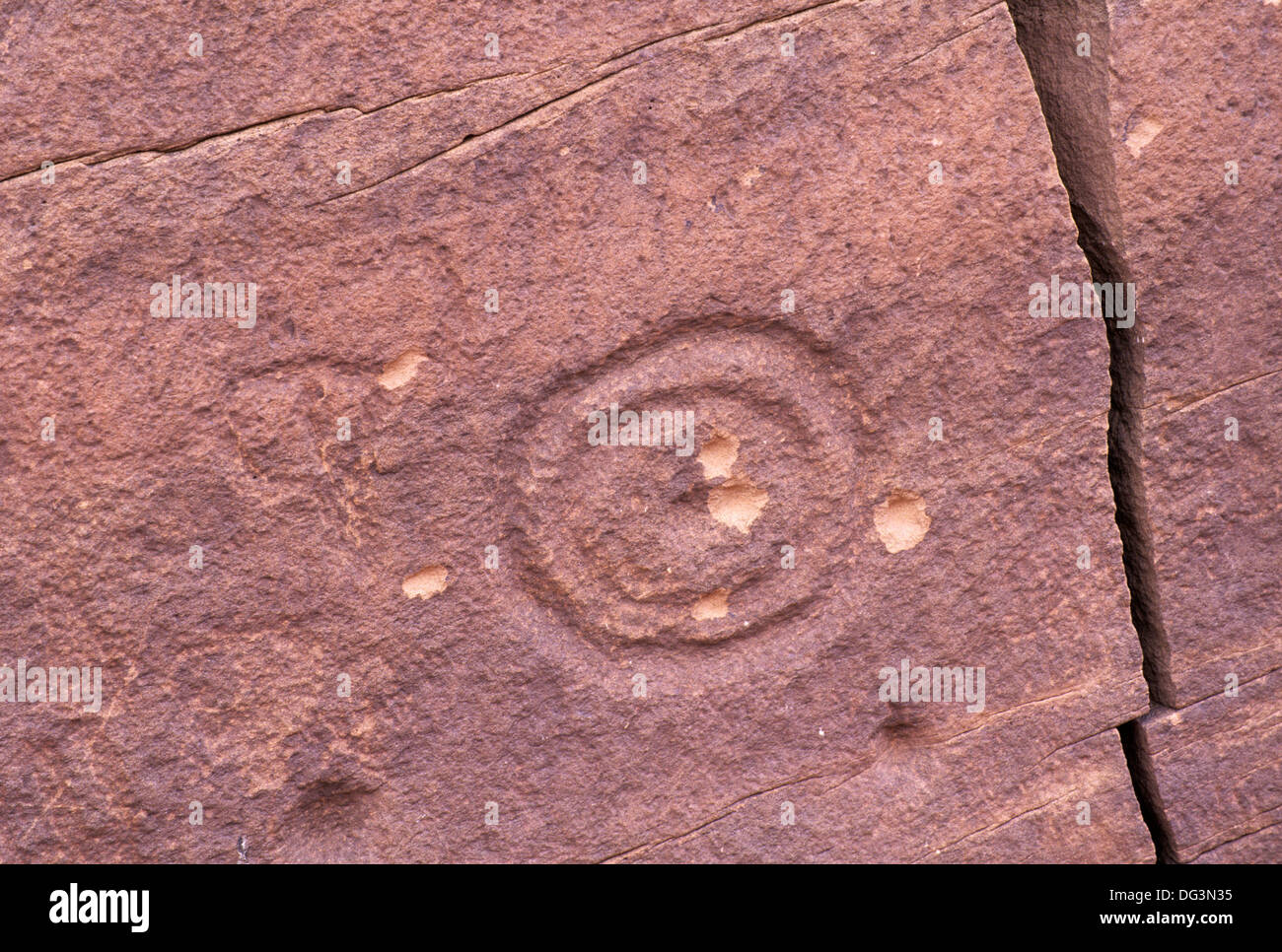 Petroglyph, Homolovi Ruins State Park, Arizona Stock Photo - Alamy