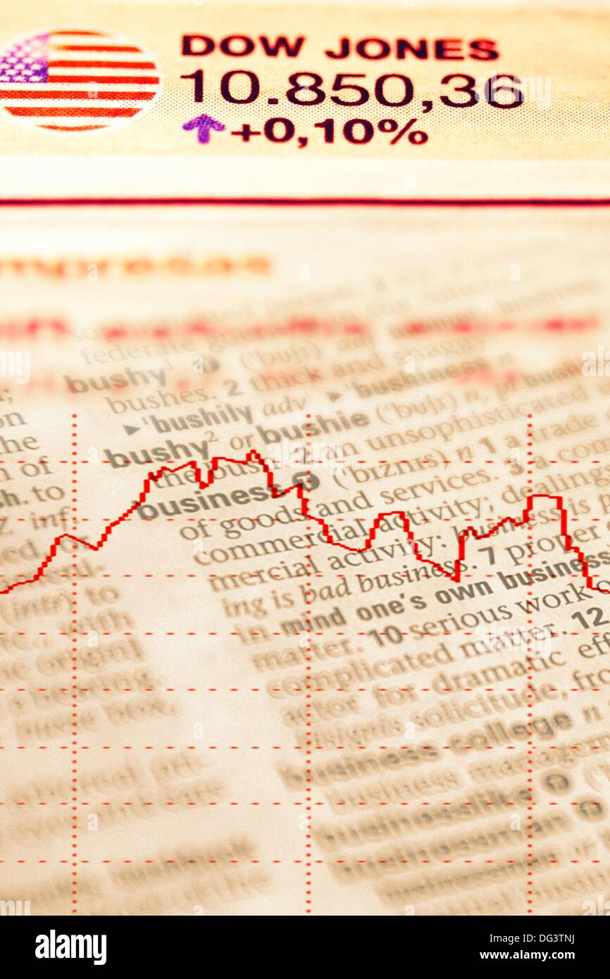 Dow Jones, Stock market Stock Photo Alamy