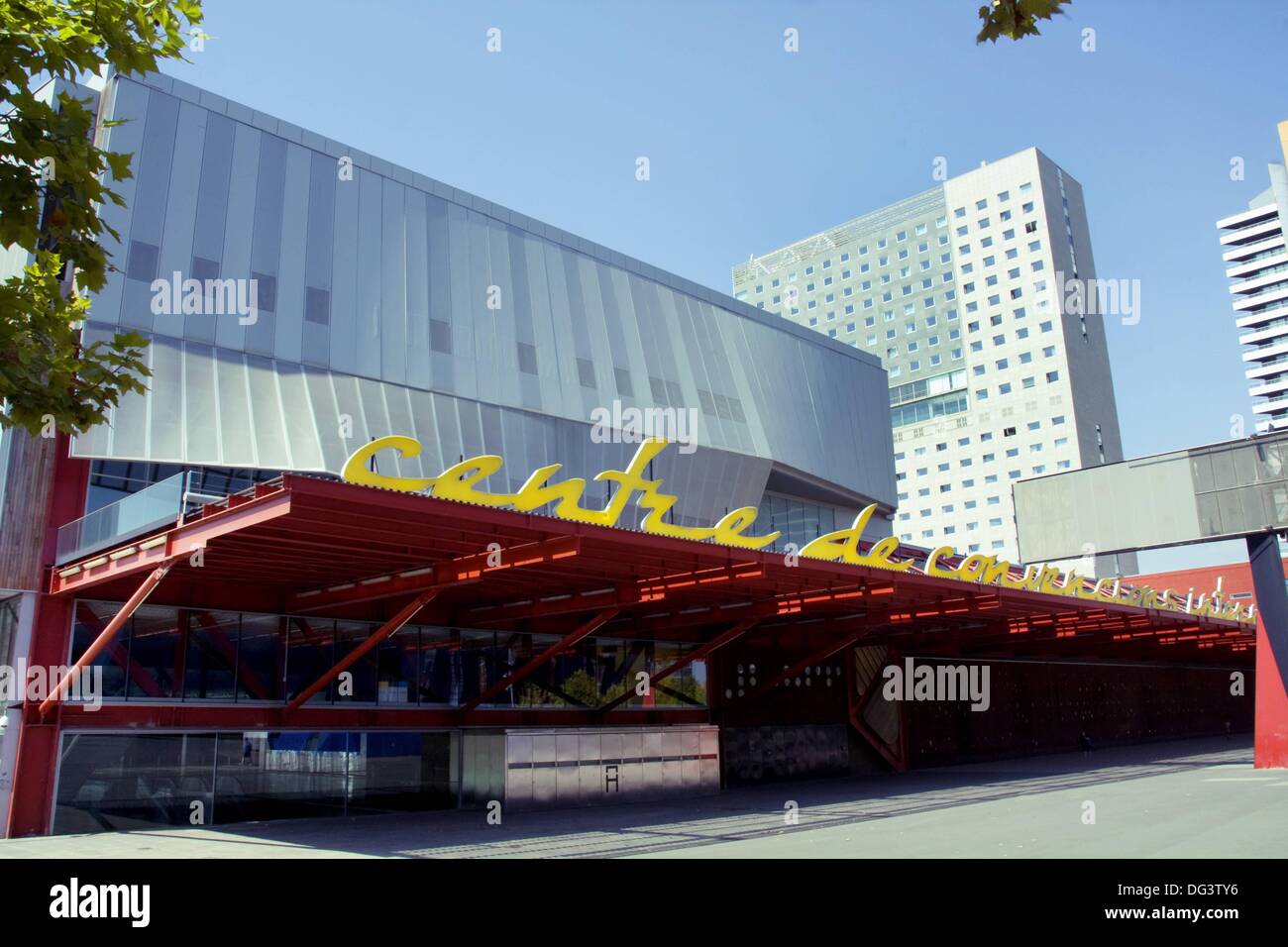 International Convention Centre of Barcelona, Barcelona, Catalonia, Spain Stock Photo