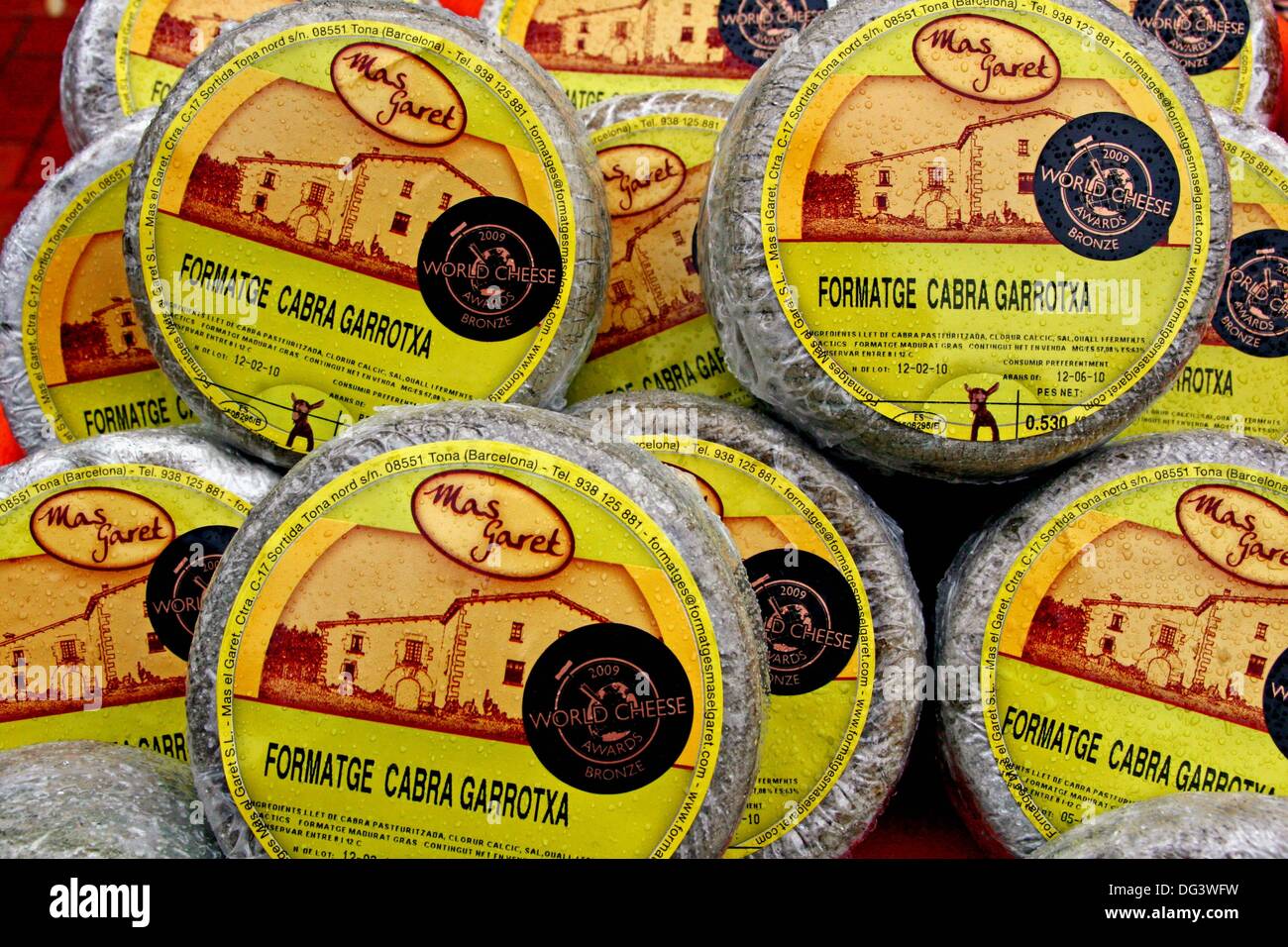 Goat cheese, lactic food Stock Photo Alamy