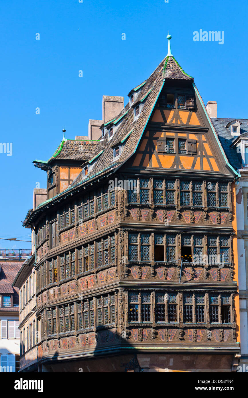 The historic Kammerzell House, Strasbourg, Alsace, France, Europe Stock