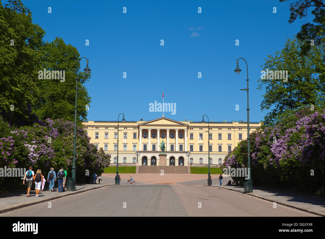 Royal Palace (Slottet), Oslo, Norway, Scandinavia, Europe Stock Photo