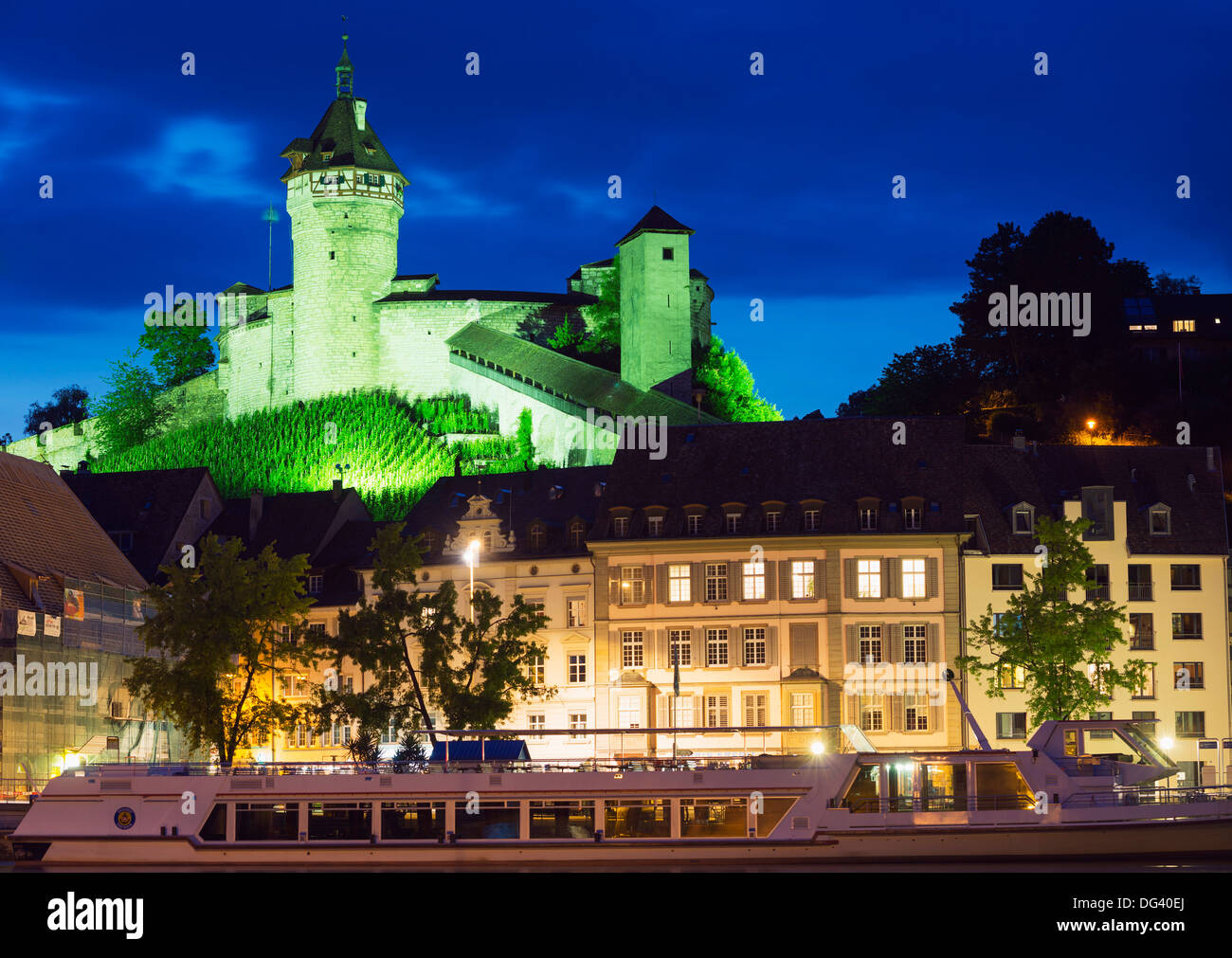 Munot Castle, 16th century fortress, Schaffhausen, Switzerland, Europe Stock Photo