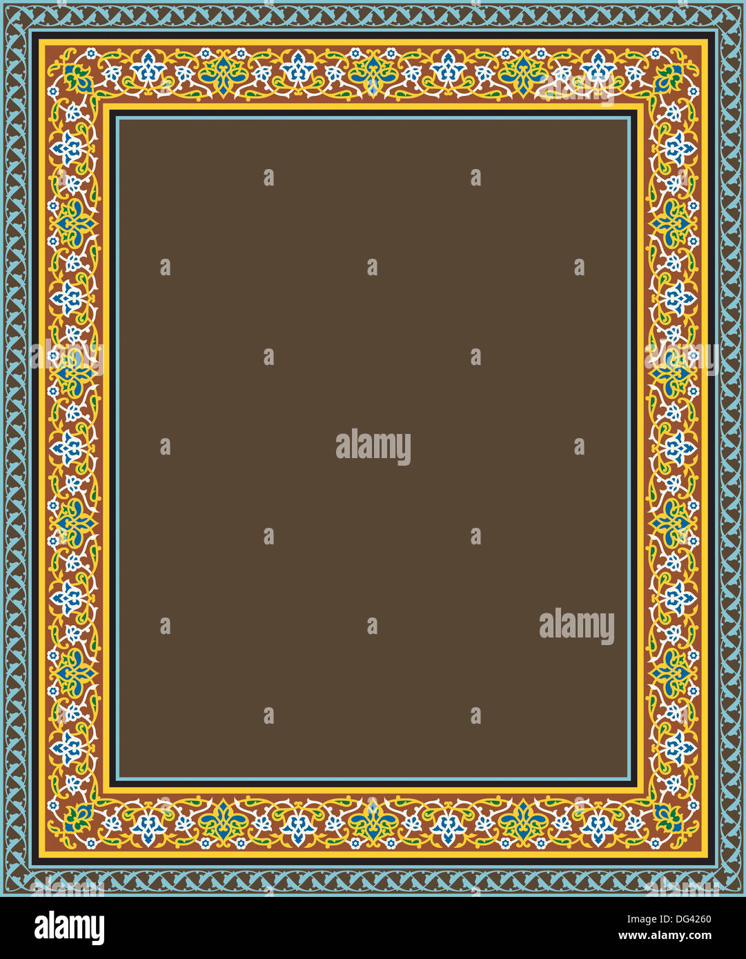 Traditional Arabic Frame Stock Photo - Alamy