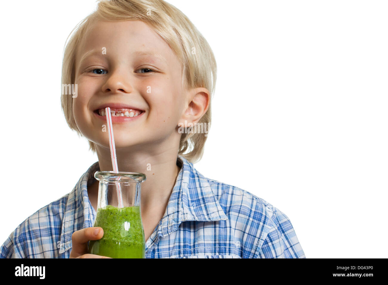 Child silly straw hi-res stock photography and images - Alamy