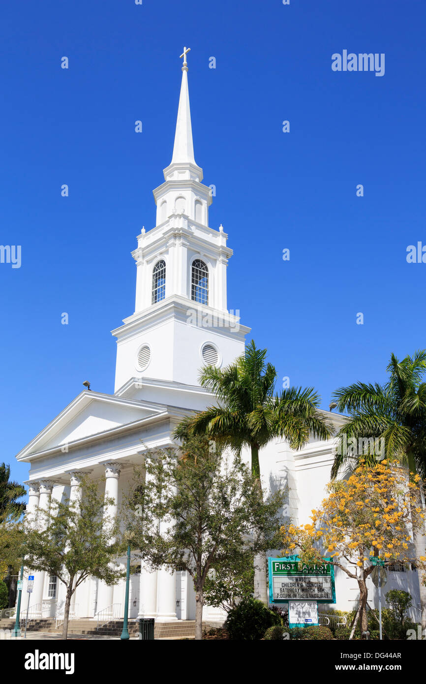 First Baptist Church, Main Street, Sarasota, Florida, United States of