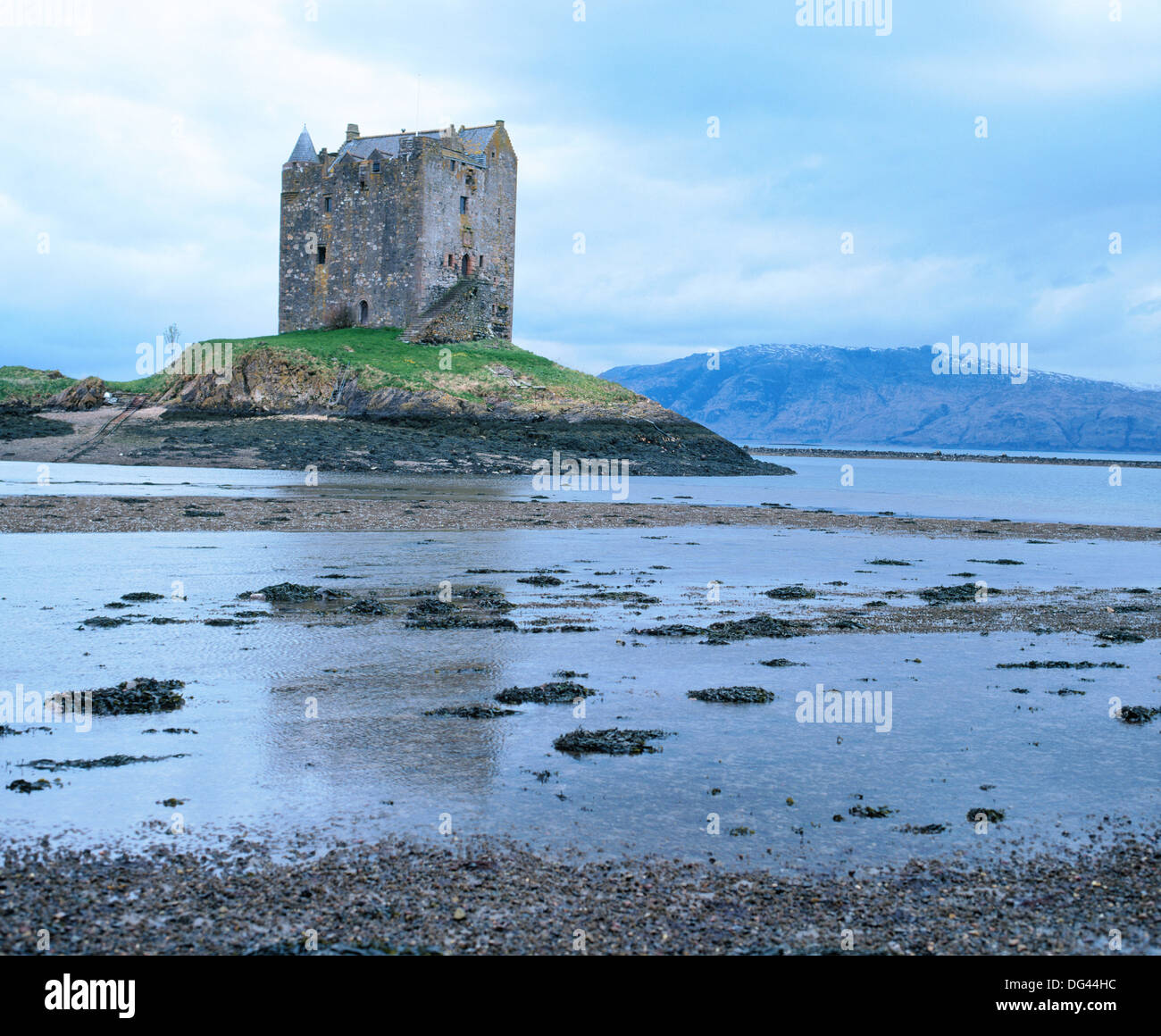 Castle Stalker. Argyllshire. Scotland Stock Photo