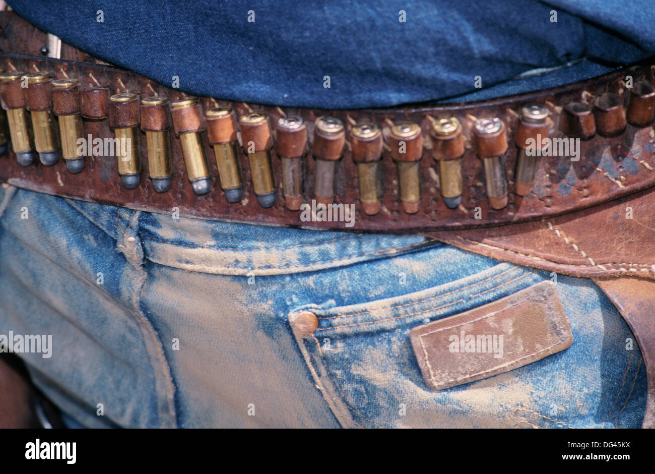 Cowboy bullet belt hires stock photography and images Alamy