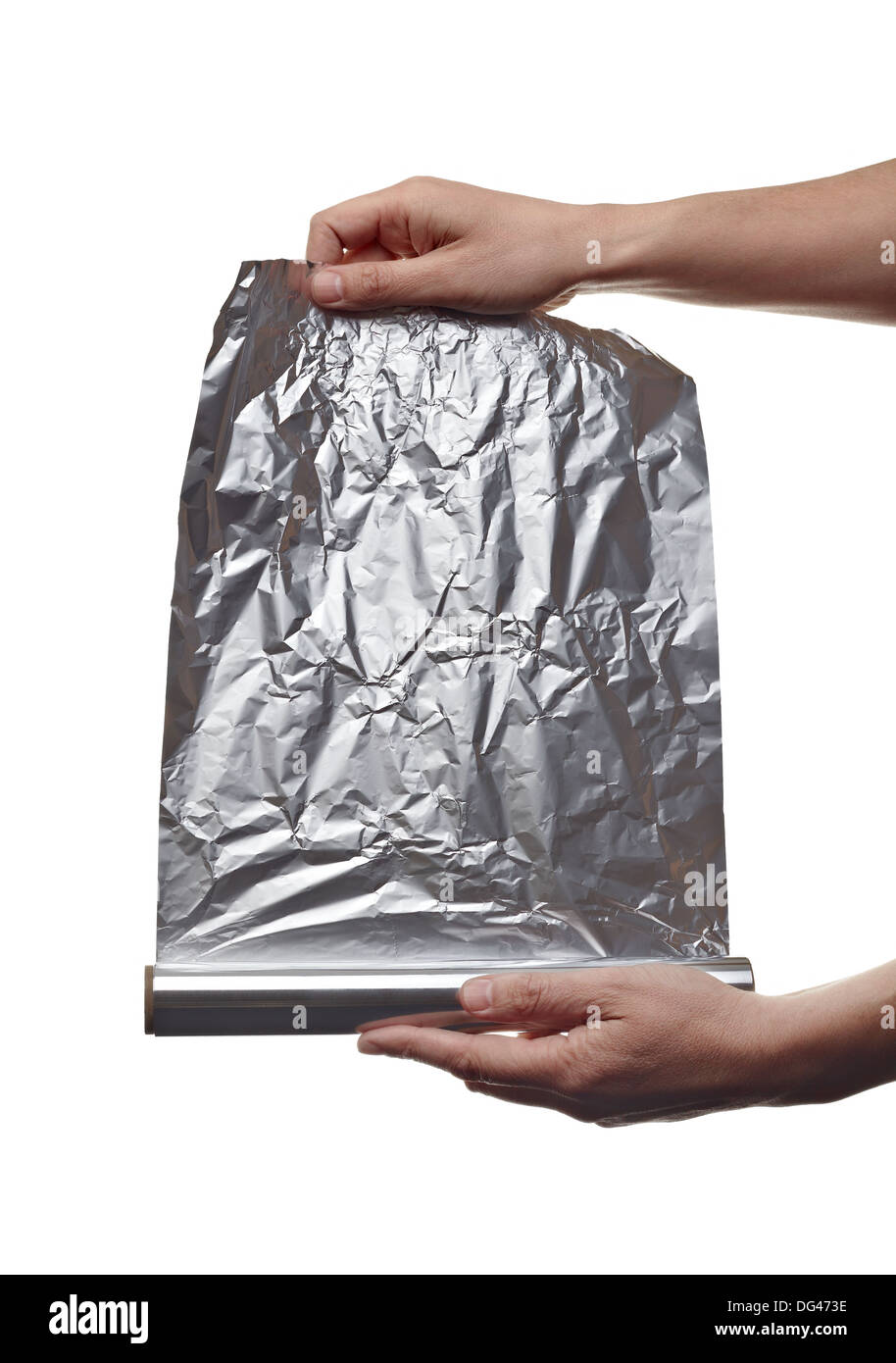 aluminum foil Stock Photo