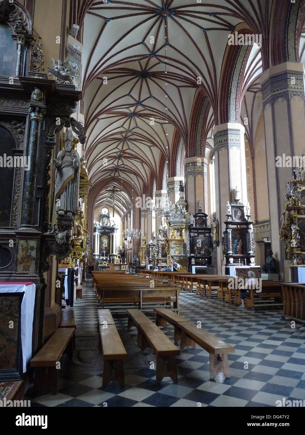 Cathedral in Frombork in Poland, pictured 7 August 2013. Photo: Beate Schleep/dpa Stock Photo
