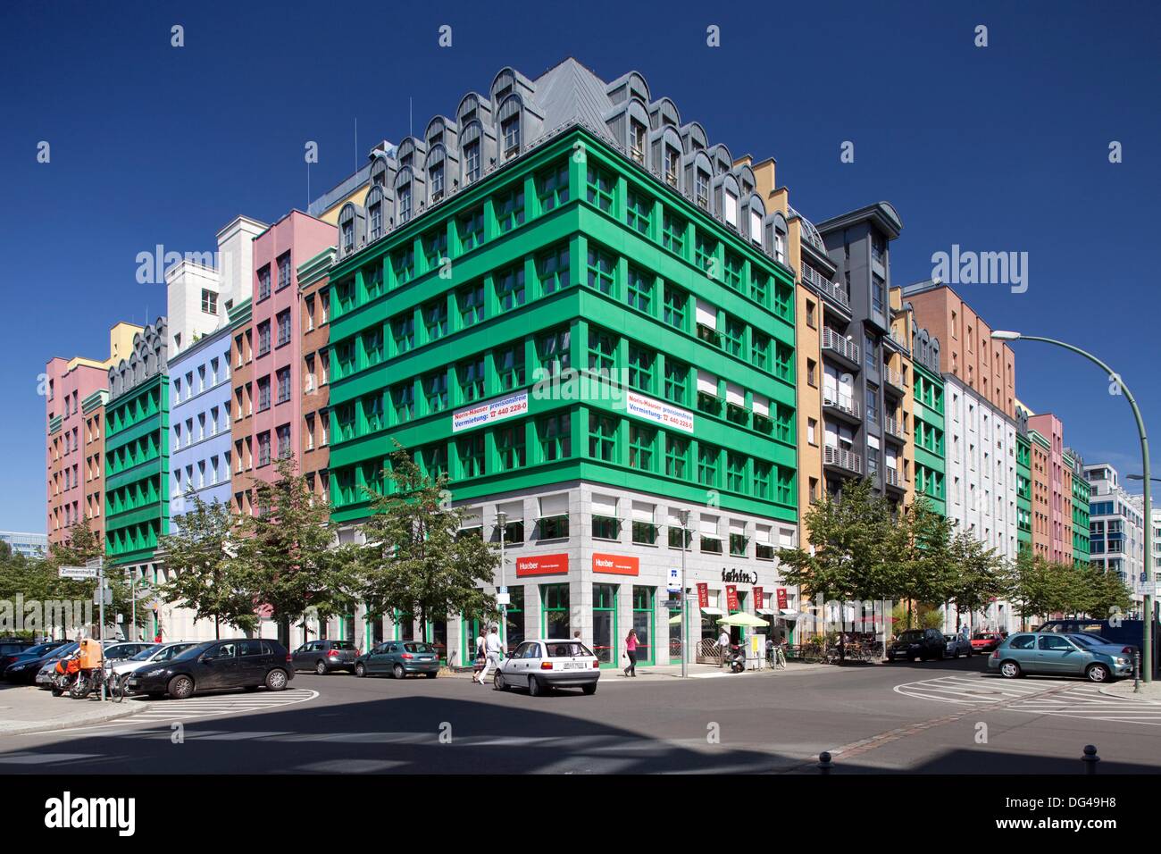 Quartier Schutzenstrasse Postmodernist Building By Aldo Rossi Stock Photo Alamy