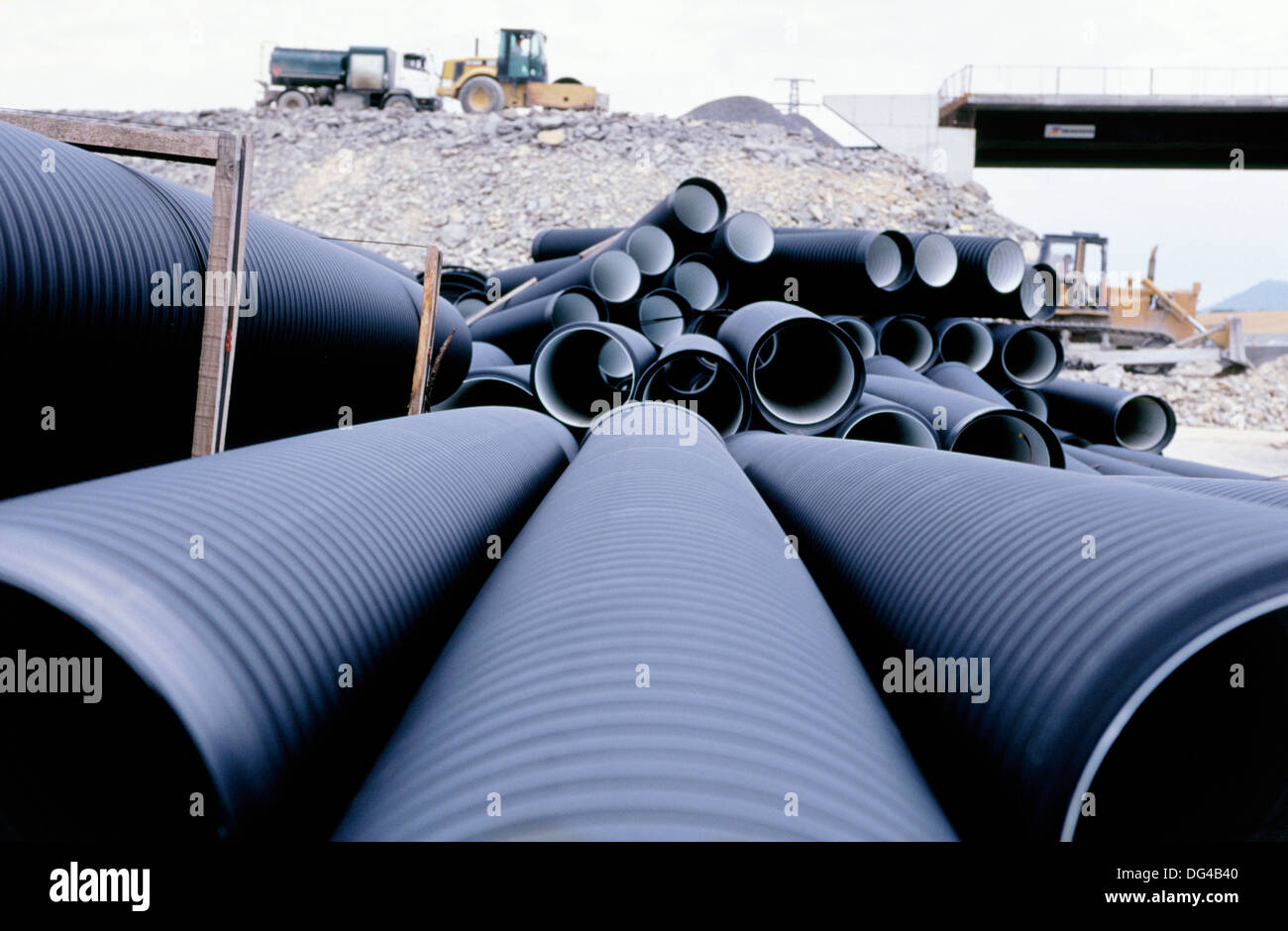 Plastic water pipes Stock Photo Alamy