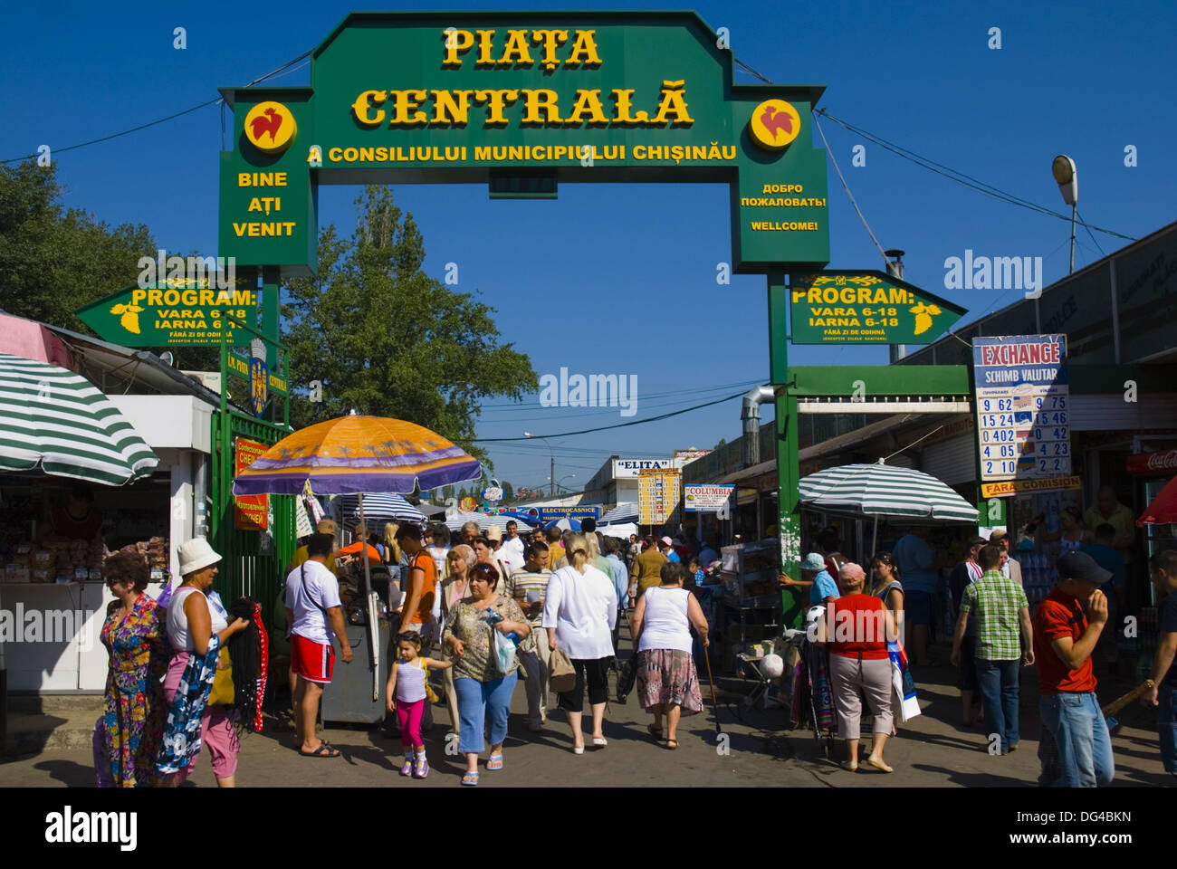 Piata Centrala marketplace in Chisinau, Moldova, Europe Stock Photo Alamy
