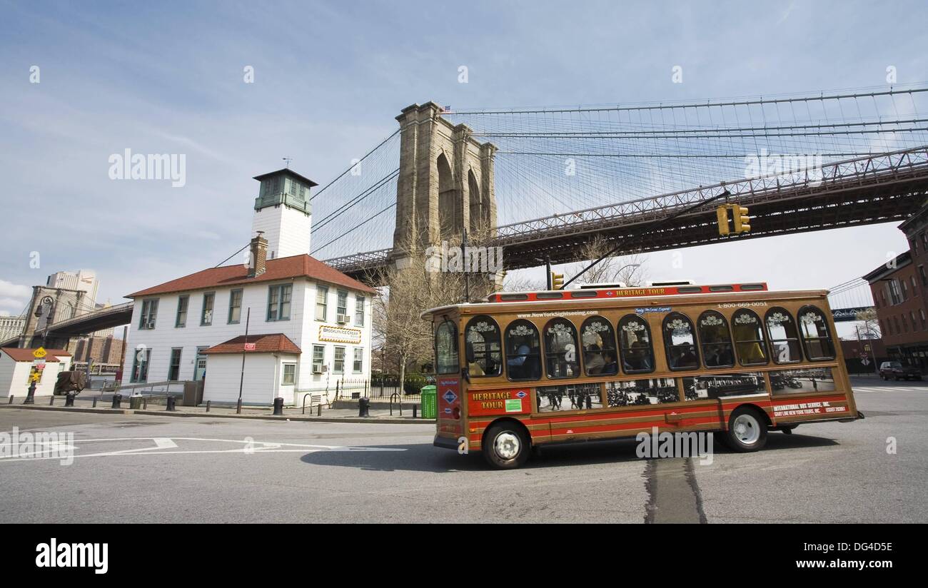 Brooklyn ice cream company, Brooklyn Bridge, Brooklyn, New York, USA Stock Photo Alamy