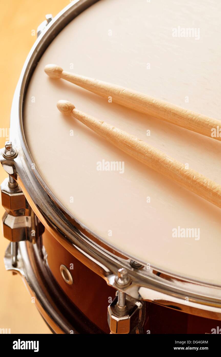 drum and drumstick Stock Photo Alamy